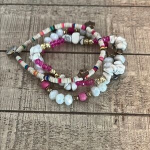 Colorful Beaded Bracelet Set